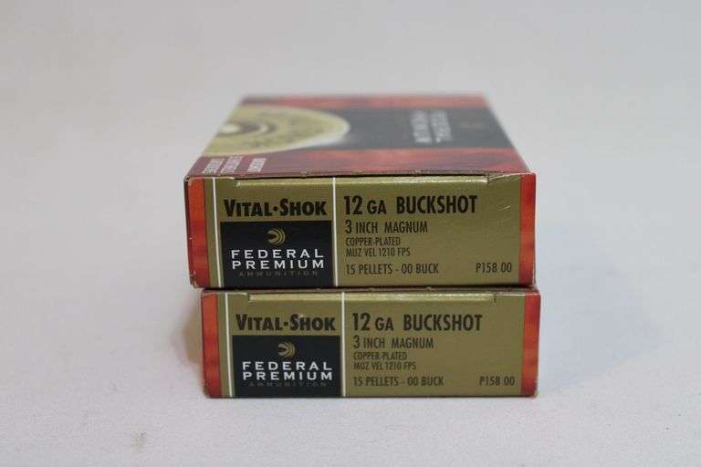 Federal 12 gauge 00 buckshot, 3"  magnum