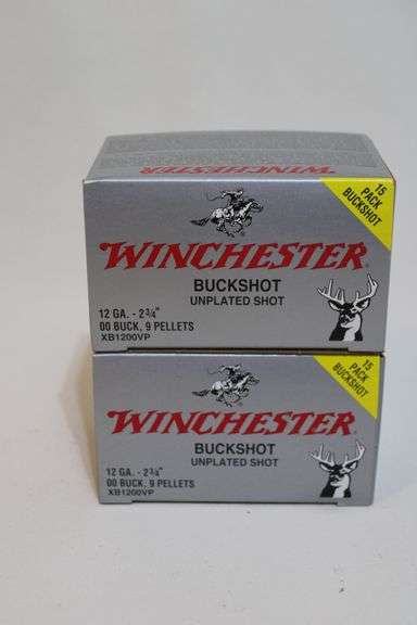 Winchester 12 gauge, 00 Buck, 2 3/4"