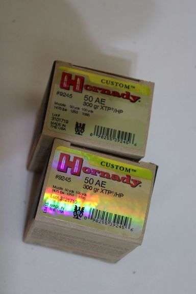 Hornady 50 AE, 300 gr. XTP/HP