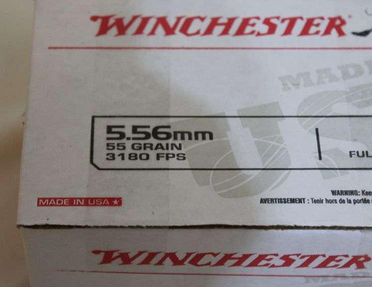 Winchester 5.56 mm, 55 gr. M193 FMJ
