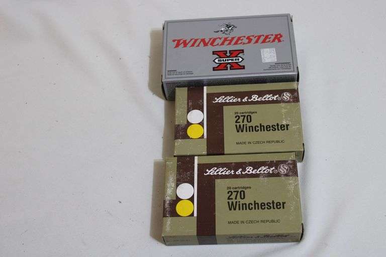 Sellier & Bellot  270 Win, 150 gr., 40 rounds