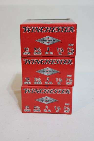 Winchester 12 gauge, 2 3/4", 7 1/2 shot