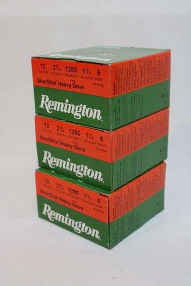 Remington 12 gauge, 2 3/4" No. 6 shot