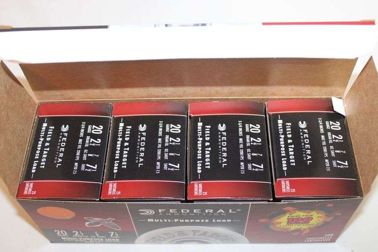 Federal 20 gauge 2 3/4", 7 1/2 shot