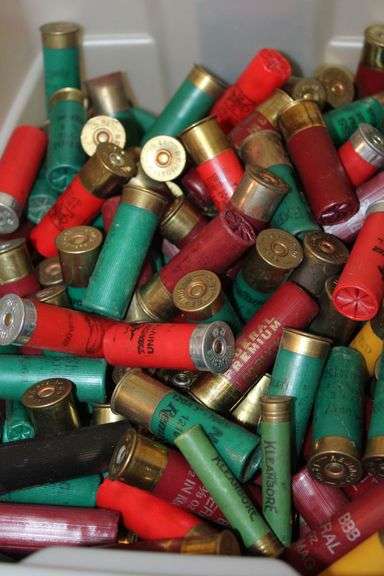 Shotgun shells, mostly 12 gauge