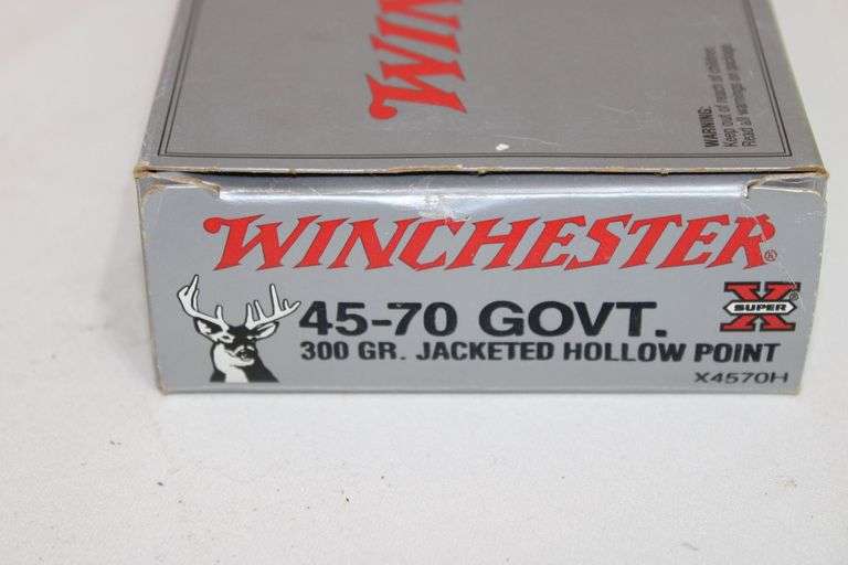 Winchester 45-70 GOVT, 300 gr. JHP