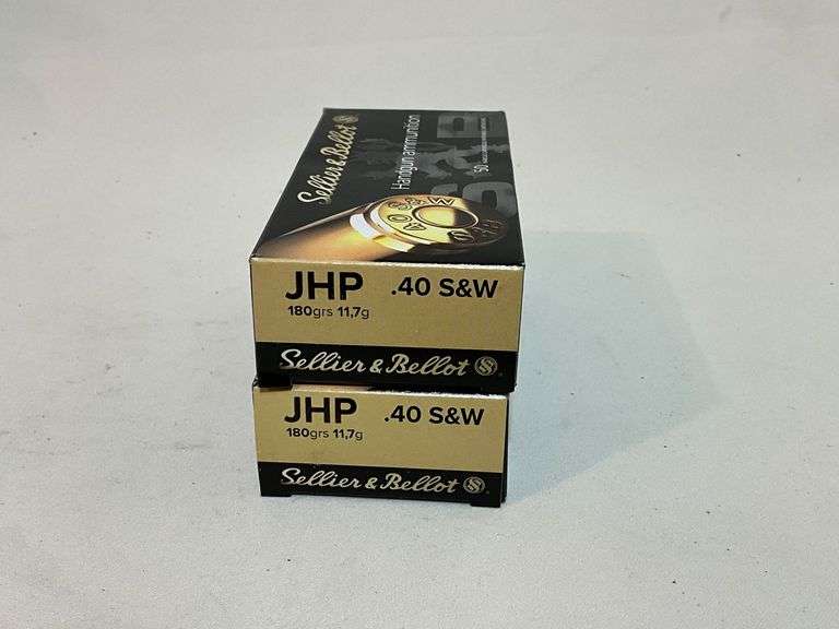 Sellier & Bellot 40 S&W 180 grain JHP