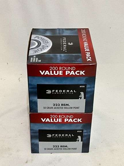 Federal .223 REM 50 grain, JHP