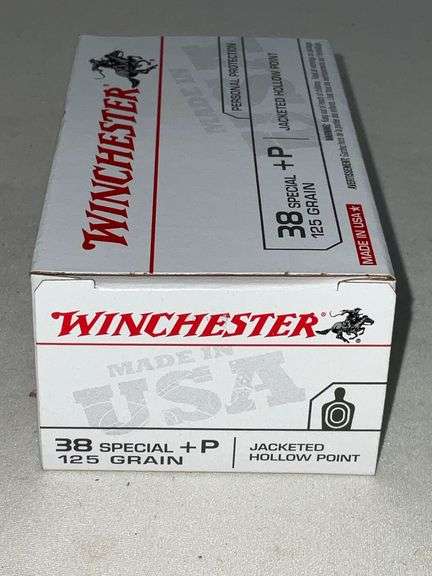 Winchester 38 Special + P, 125 grain, JHP