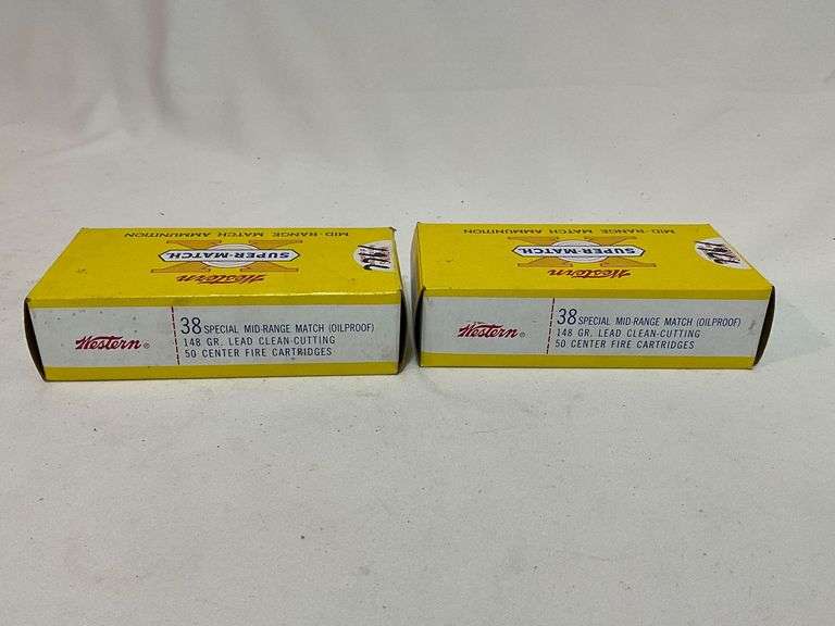 Western Super-Match X 38 special mid-range 148 grain lead