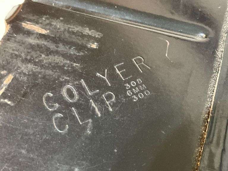 Colyer Clip fits 308, 6mm & 300 magazine, 5 rounds.