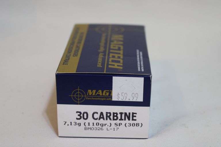 Magtech 30 carbine, 110 gr.