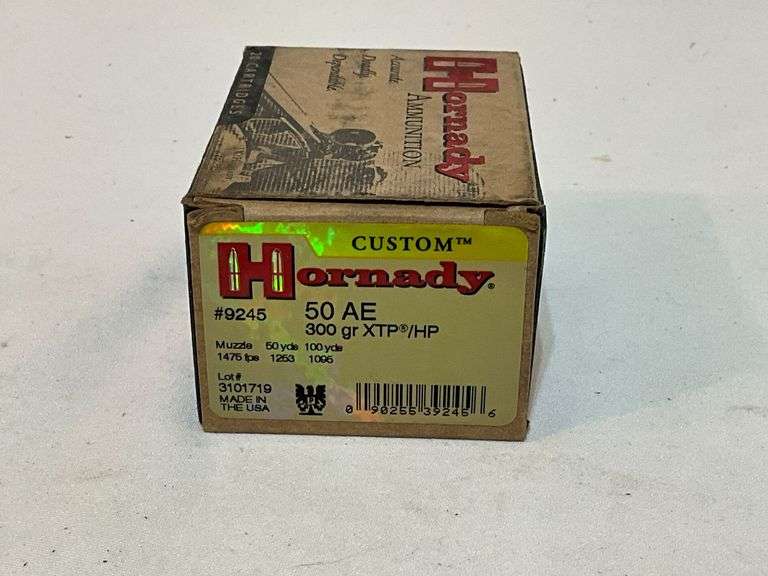 Hornady 50 AE, 300 gr. XTP/HP