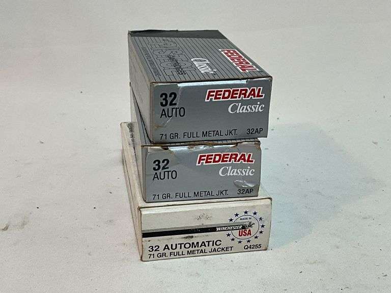 Federal Classic 32 AUTO 71 grain FMJ, 100 rounds