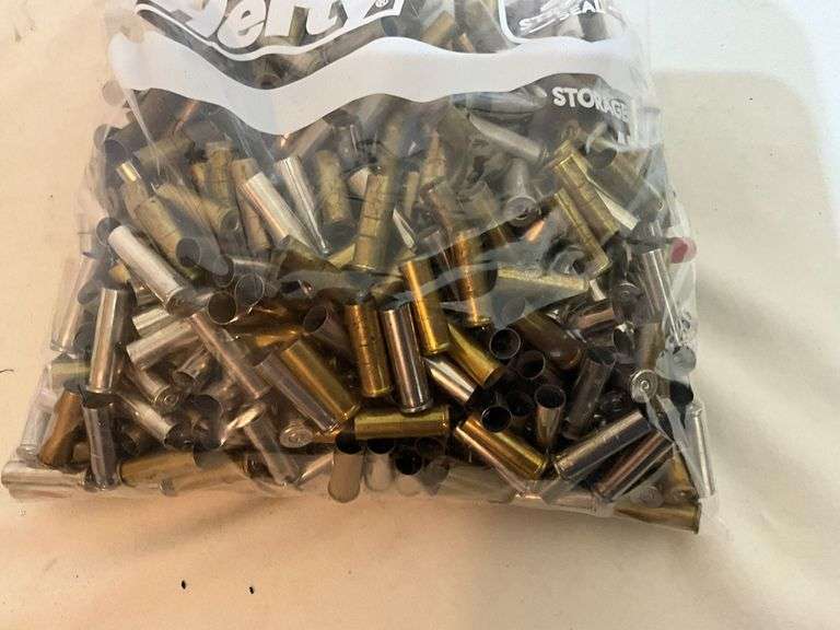 Empty brass, 38 Special, 44, 50 caliber and others.