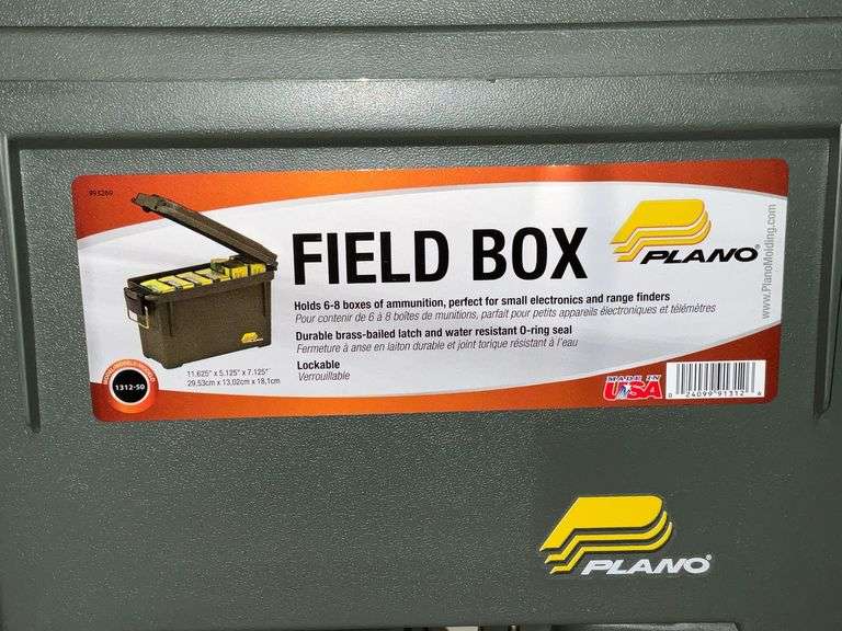 3 Plano plastic ammo cans.