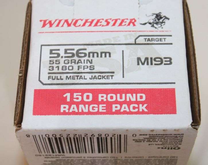 Winchester 5.56 mm, 55 gr. M193 FMJ