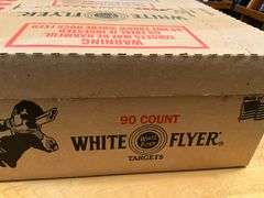 White Flyers clay birds, box of 90.