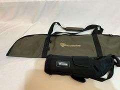 Nikko Stirling soft sided gun case and spotting scope case