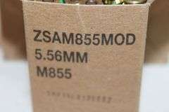 Military grade 5.56 mm, M855 ball