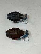 Pair of hand grenades, 5" T.