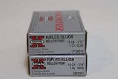 Winchester 12 gauge, HP slugs