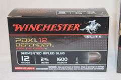 Winchester PDX1 12 Defender, 12 gauge, 2 3/4" rifle slugs