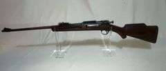Military rifle, sporterized stock, make unknown
