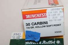 Winchester Super-X 30 carbine, 110 gr. Hollow soft point, 45 rounds