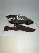 Hibben Knives artist signed "Dragon Lord" knife