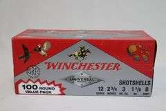 Winchester 12 gauge 2 3/4", No. 8 shot