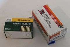 Winchester Super-X 30 carbine, 110 gr. Hollow soft point, 45 rounds