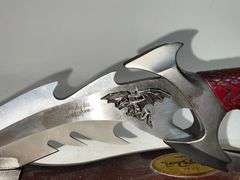 Hibben Knives artist signed "Dragon Lord" knife