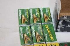 500 +/- rounds of .22 LR ammunition.