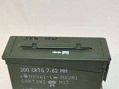 5.56 mm ammo 55 grain in metal ammo box
