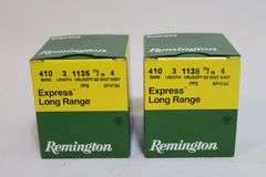 Remington 410 gauge, 3", No. 4 shot