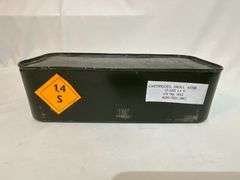 Military 5.56x45mm ammo in original can