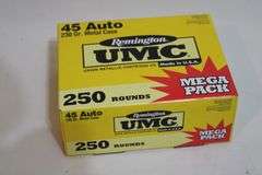 Remington 45 Auto, 230 gr. Metal case