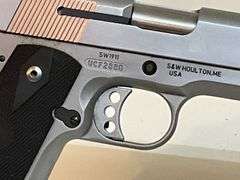Smith & Wesson SW 1911 .45 auto, semi automatic pistol