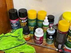 Gun cleaning solvents, REM oil, silica packs,