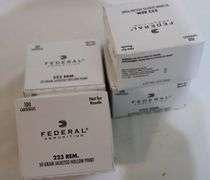 Federal .223 REM ammunition, 50 gr. JHP