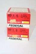 Federal 20 gauge, 2 3/4" No. 6 shot