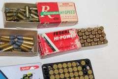 Remington & Federal .22 short ammunition, 70 +/- rounds