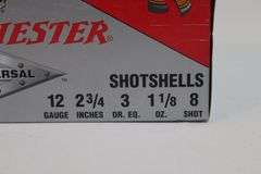 Winchester 12 gauge 2 3/4", No. 8 shot