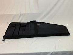 Black Rain Ordnance padded gun case, mag pockets, strap damaged