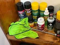 Gun cleaning solvents, REM oil, silica packs,