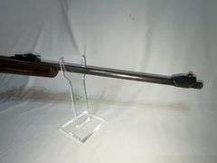 Military rifle, sporterized stock, make unknown