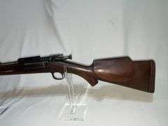 Military rifle, sporterized stock, make unknown