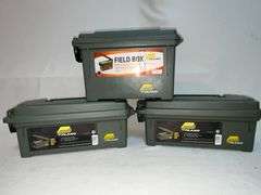 3 Plano plastic ammo cans.