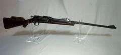 Military rifle, sporterized stock, make unknown
